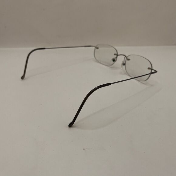 Tura Eyeglasses N023 Rimless Designer Frames Only  Grey 48-19-135 - Picture 4 of 6